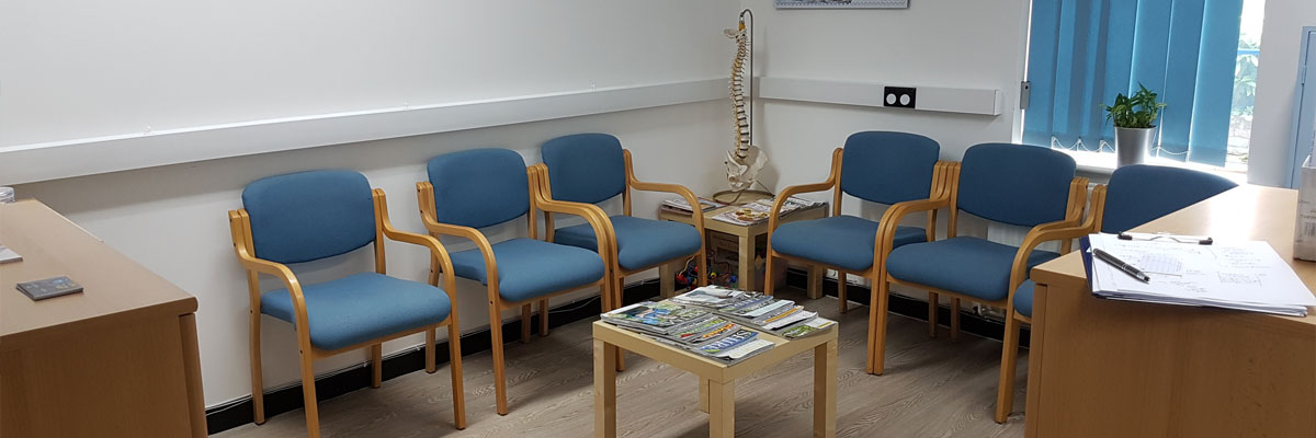 Inside of The Physio and Therapy Clinic in Wrexham